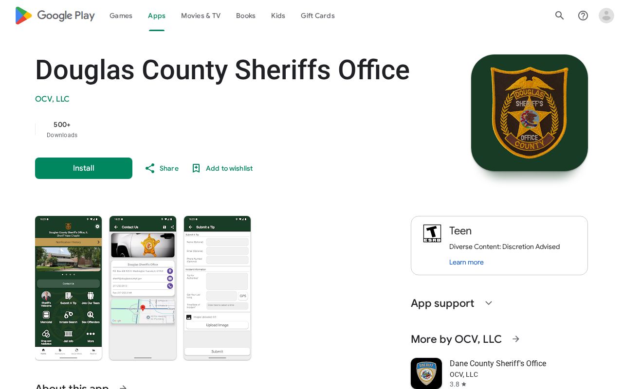 Douglas County recent arrests official sheriff app listing
